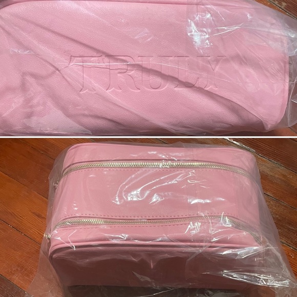 Truly Vegan Leather Skincare Travel Pouch Bag ~ Choose Your Color! - Picture 4 of 11